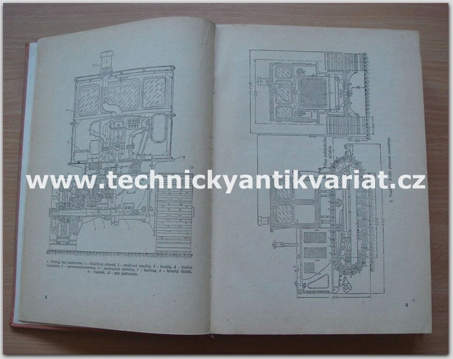 Traktor S100, S80 - popis, katalog náhradních dílů (1963)