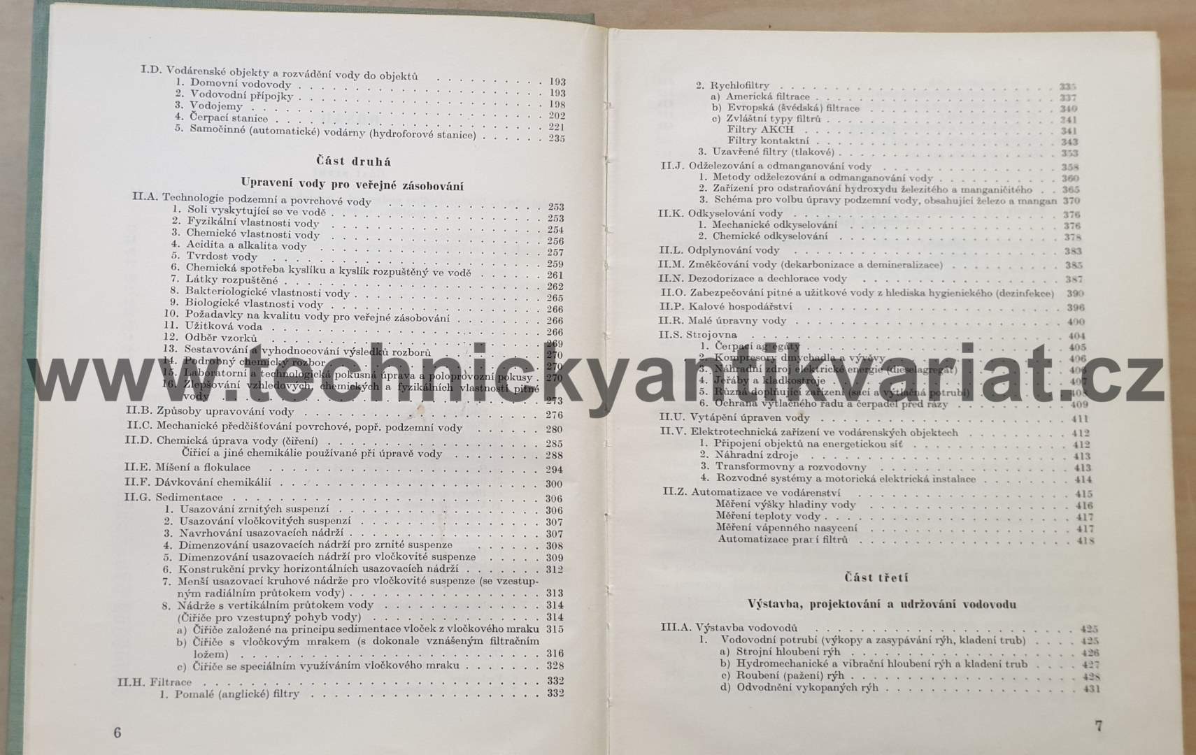 Vodárenství - Václav Šticha (1960)