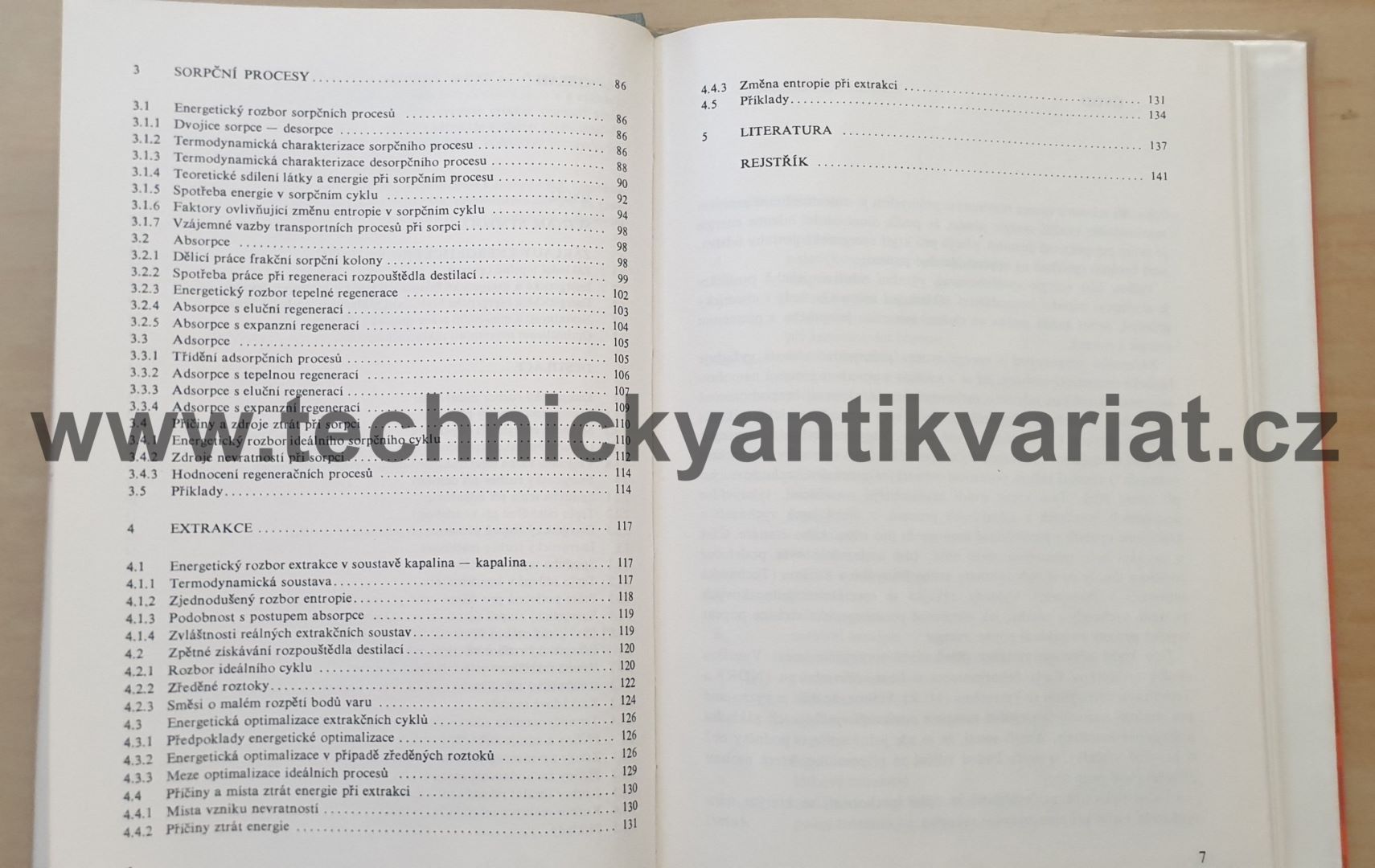 Energetická analýza destilace, sorpce a extrakce - W. Fratzscher (1987)