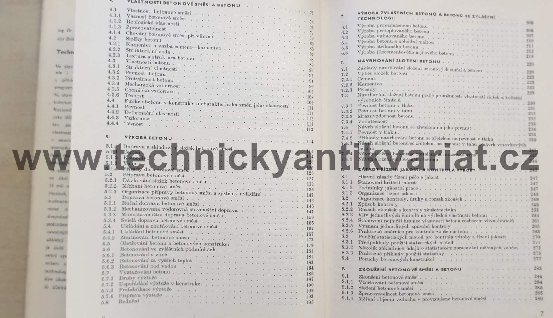 Technologie betonu - Pavlík, Doležel, Fiedler (1973)