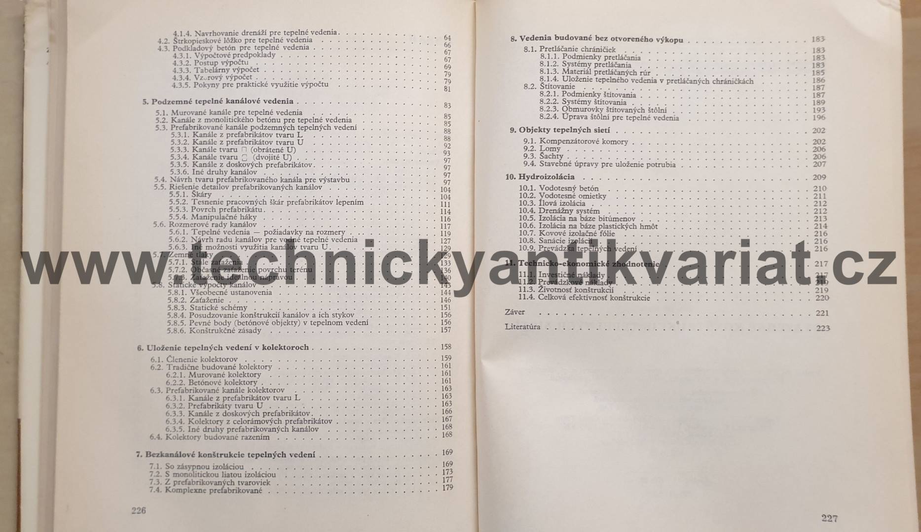 Stavebné konštrukcie tepelných sieti - J.Skála (1973)