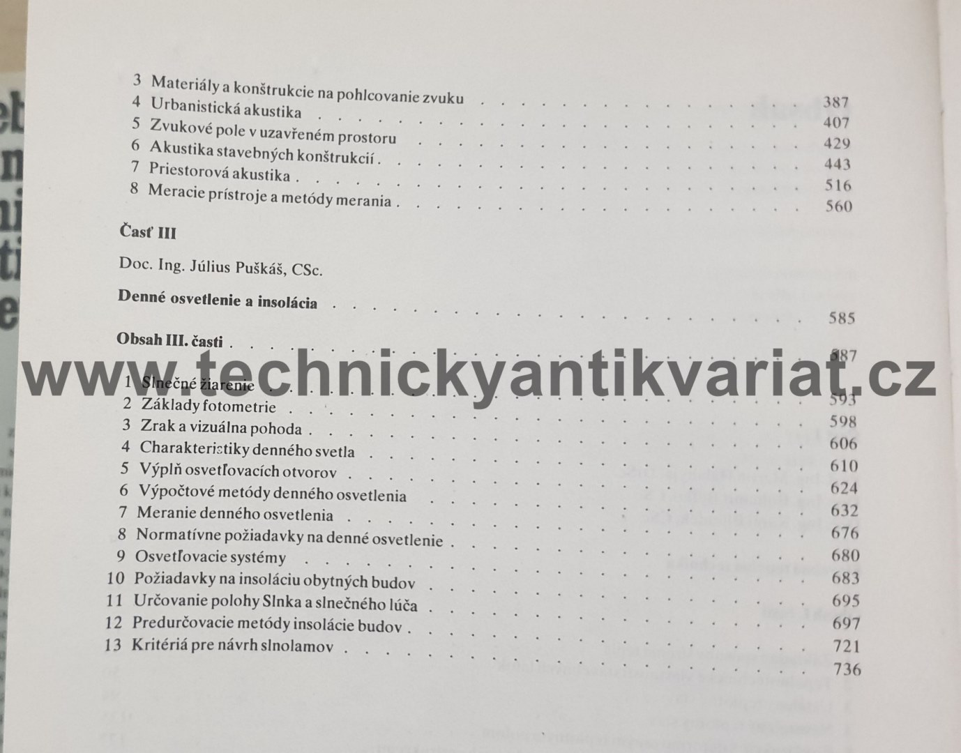 Stavebná tepelná technika, akustika a osvetlenie - M.Halahyja (1985)