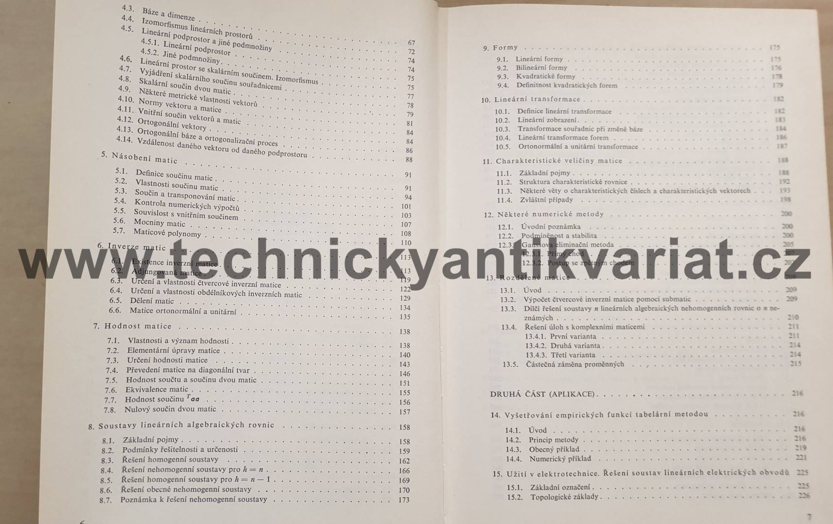 Maticový počet a jeho použití v technice - Josef Schmidtmayer (1974)