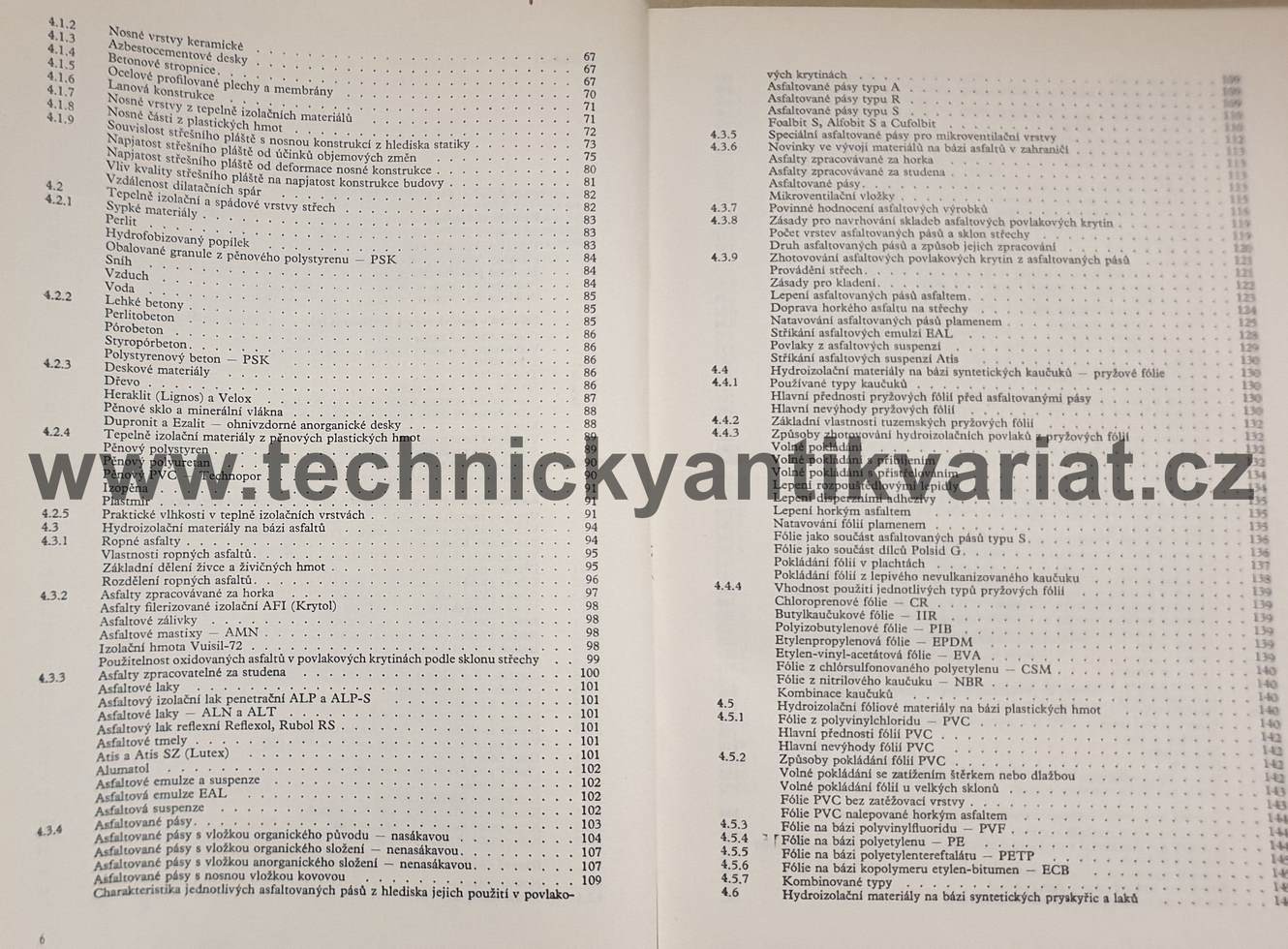 Střechy s povlakovými krytinami - Koželucha (1979)