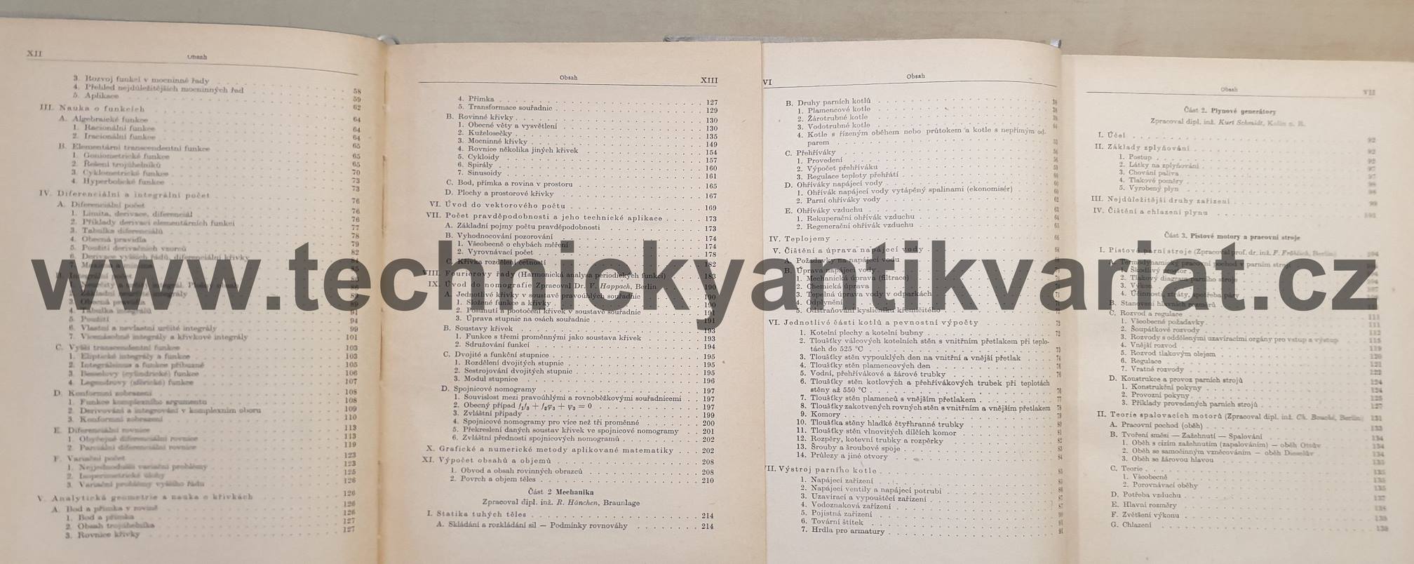 Inženýrská příručka pro stavbu strojů I.,II. - Dubbel (1961)