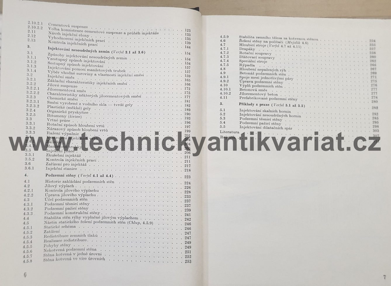 Těsnění základových půd - J.Verfler, Z.Tkaný (1974)