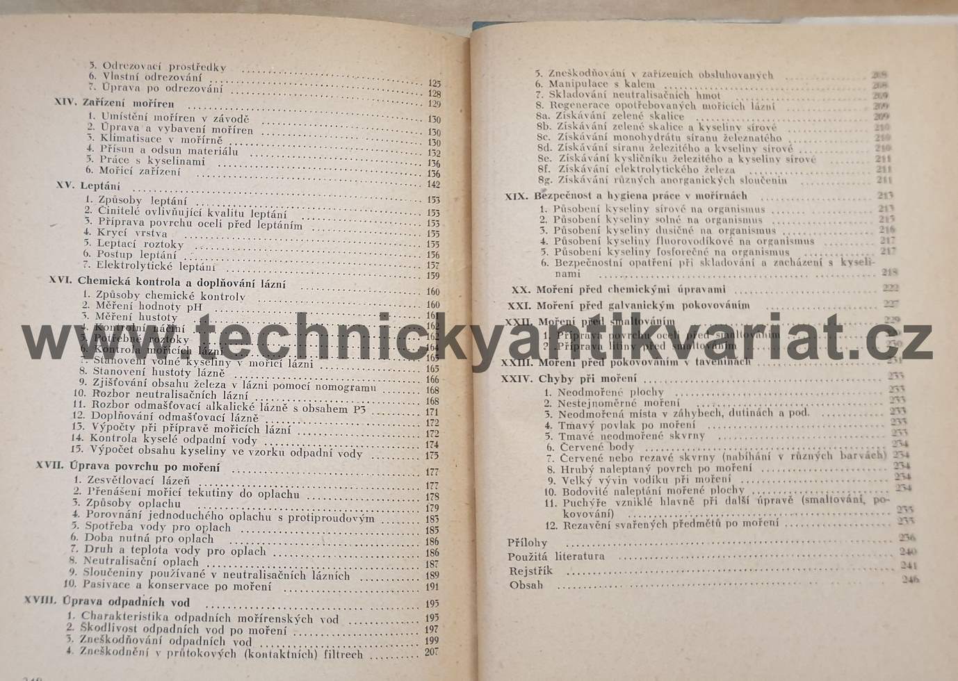 Moření oceli a litiny - J.Roneš, M.Jaroš (1955)