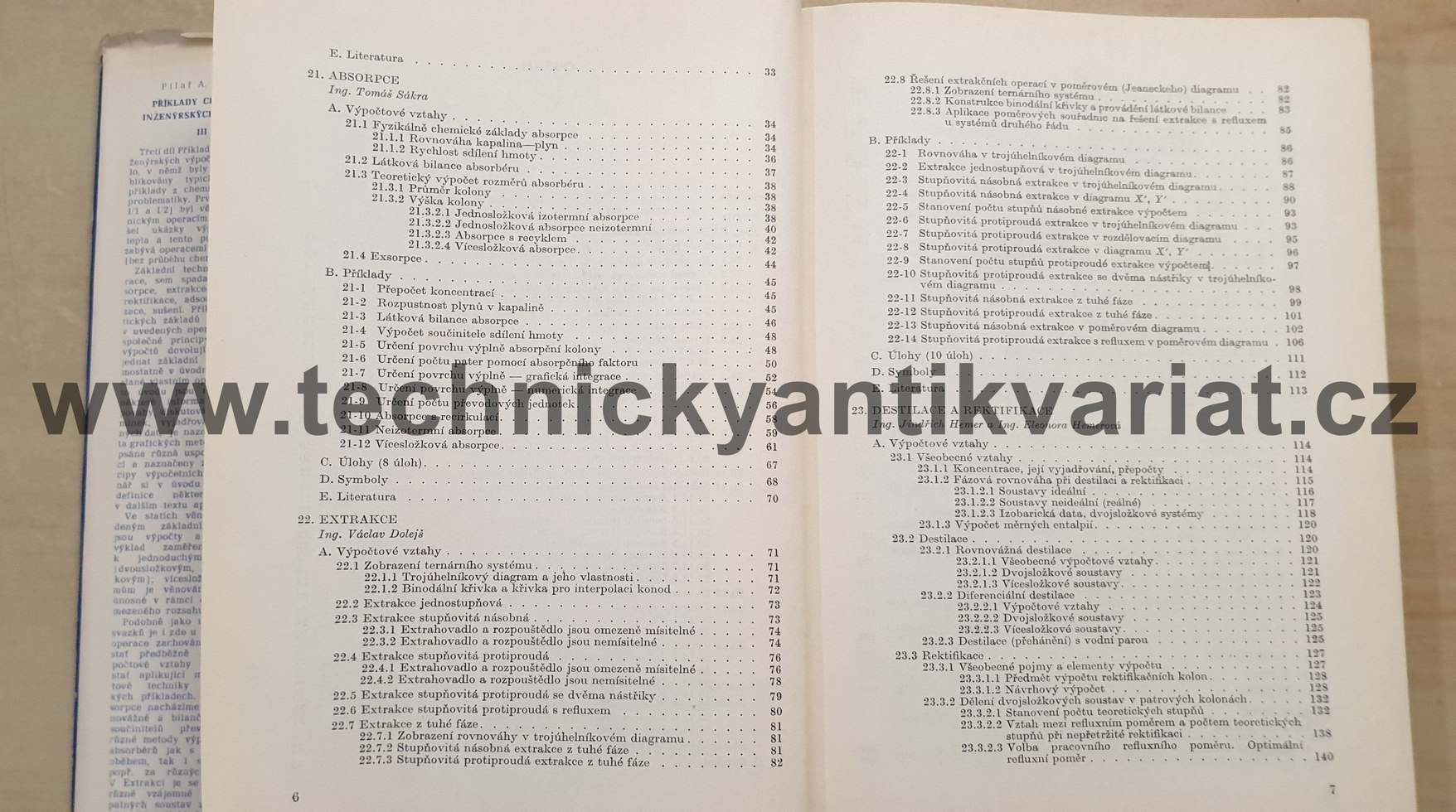 Příklady chemickoinženýrských výpočtů III. - Ryba, Pechoč, Hrubý, Neužil, Žampachová (1973)