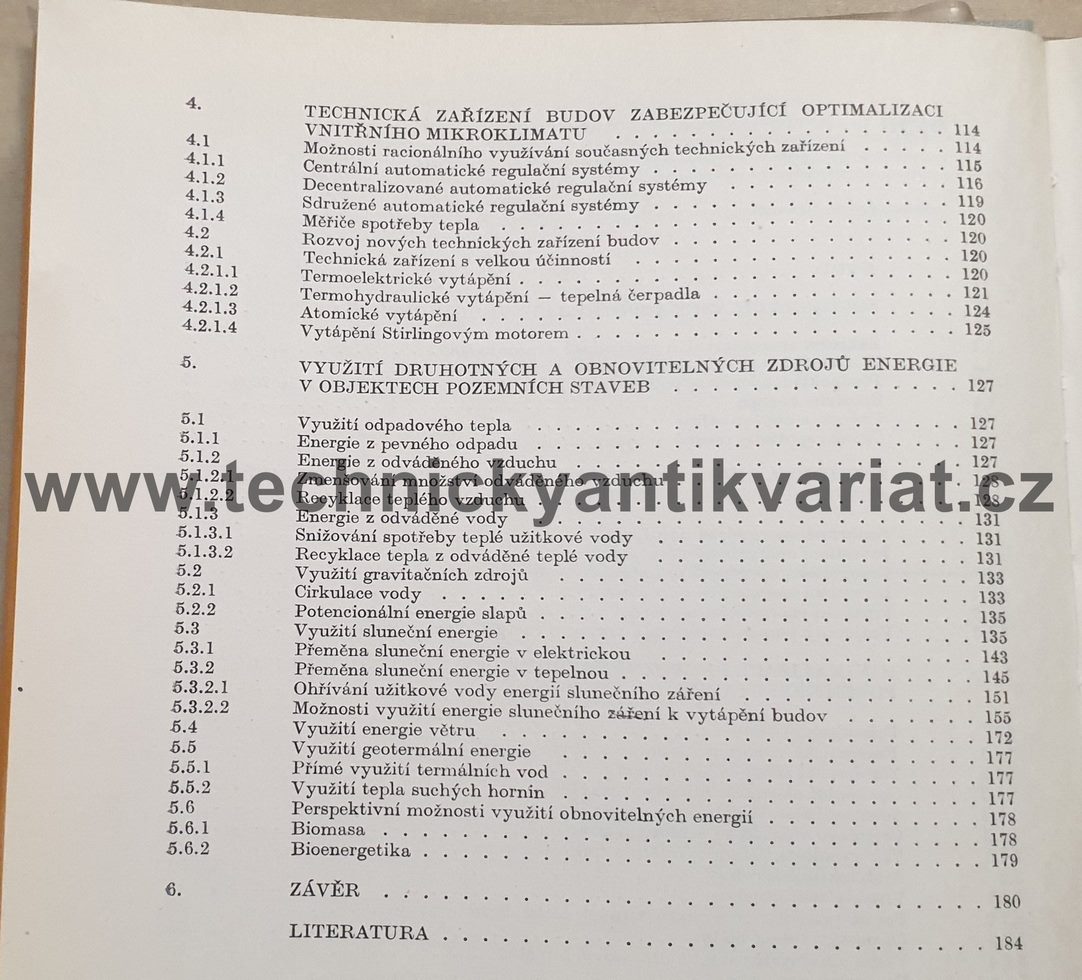 Minimalizace energetické náročnosti v pozemních stavbách - V. Dlesek (1984)