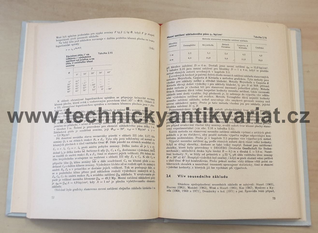 Únosnost základů staveb - A.Myslivec, Z.Kysela (1975)