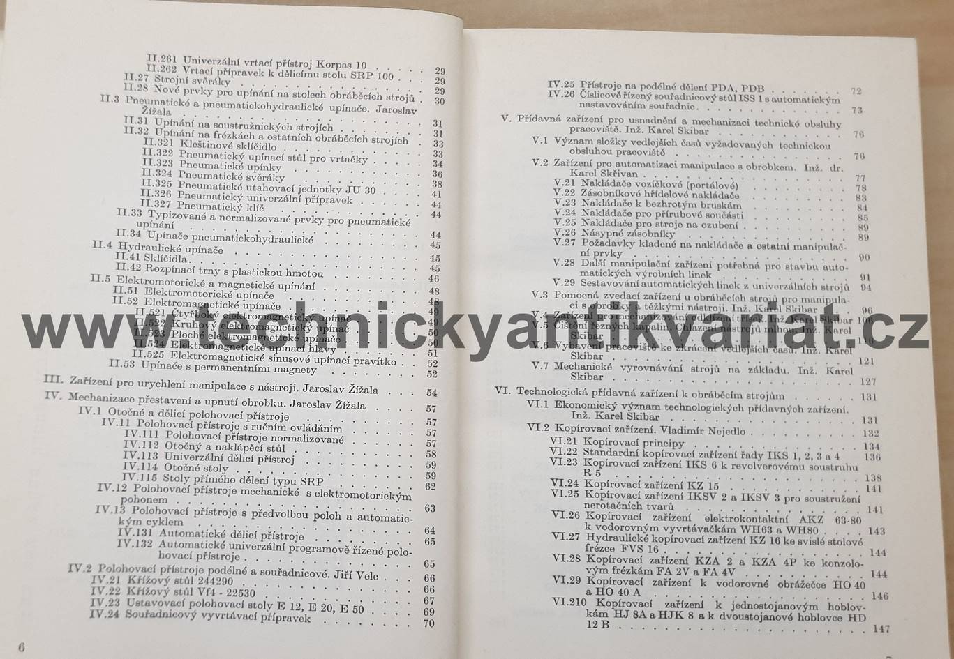 Přídavná zařízení obráběcích strojů - Karel Skibar (1966)