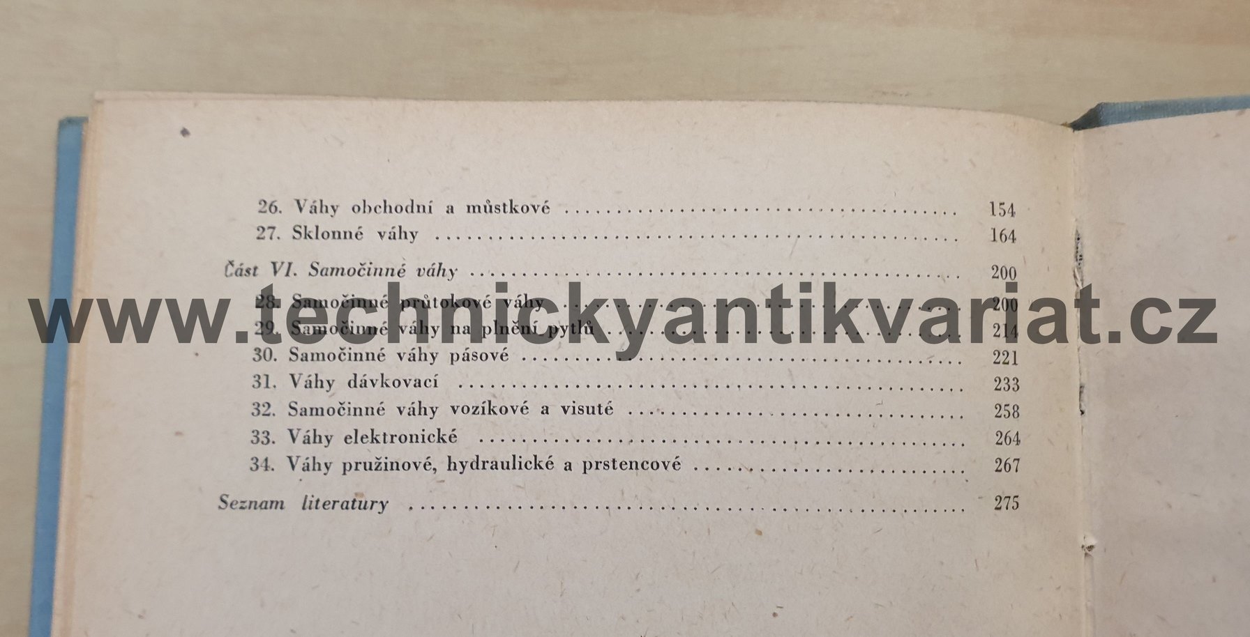 Váhy - Karel Pecold (1956)