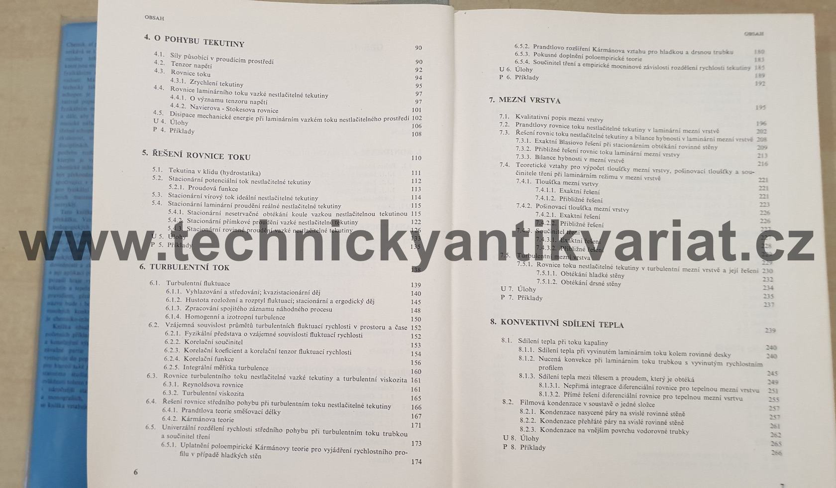 Úvod do proudění tekutin a sdílení tepla - Steidl, Neužil, Fořt, Vlček (1975)