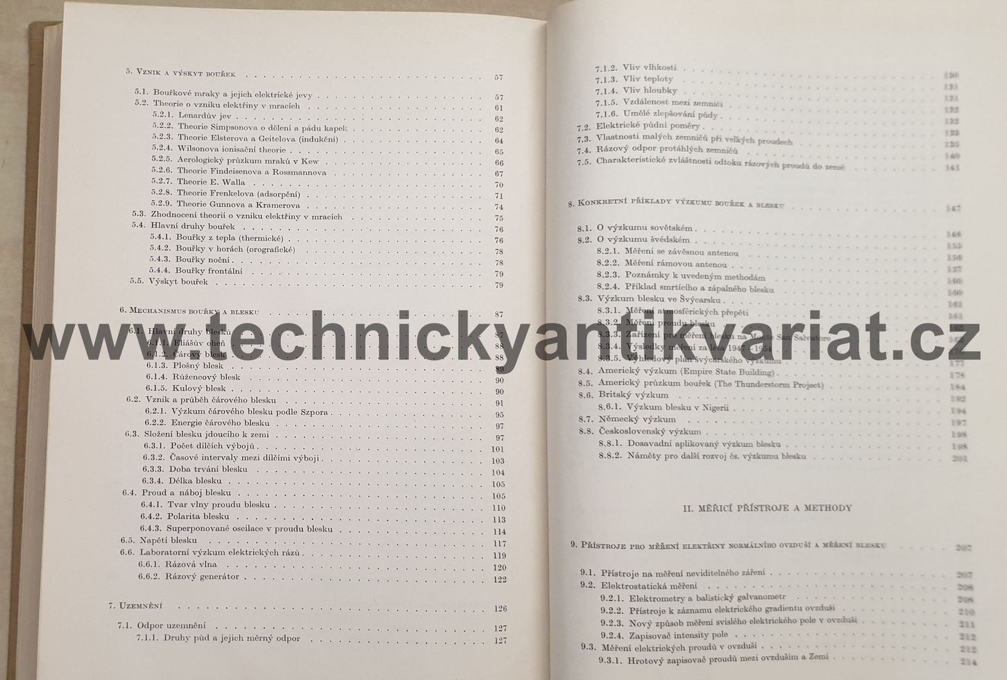 Bouřky a ochrana před bleskem - L.V. Řihánek, J.Postránecký (1957)