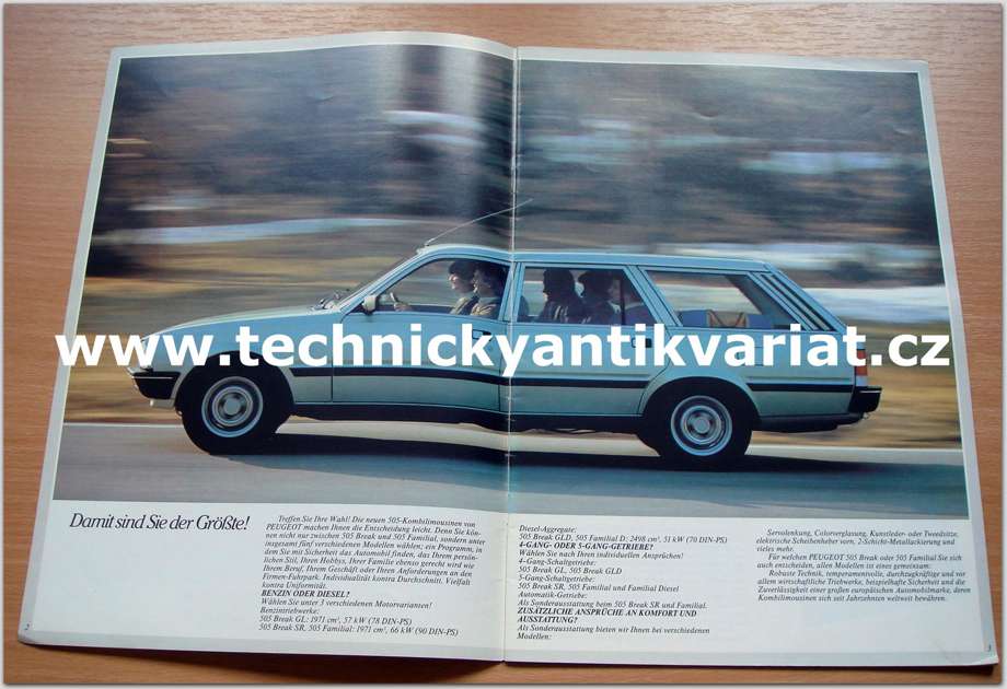 Peugeot 505 Break, Familia