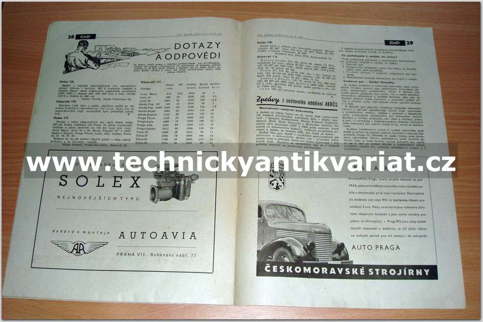 Auto č.A2 1946