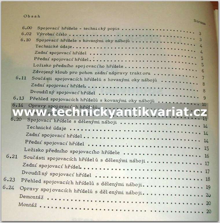 Liaz MT 100 - spojovací hřídel