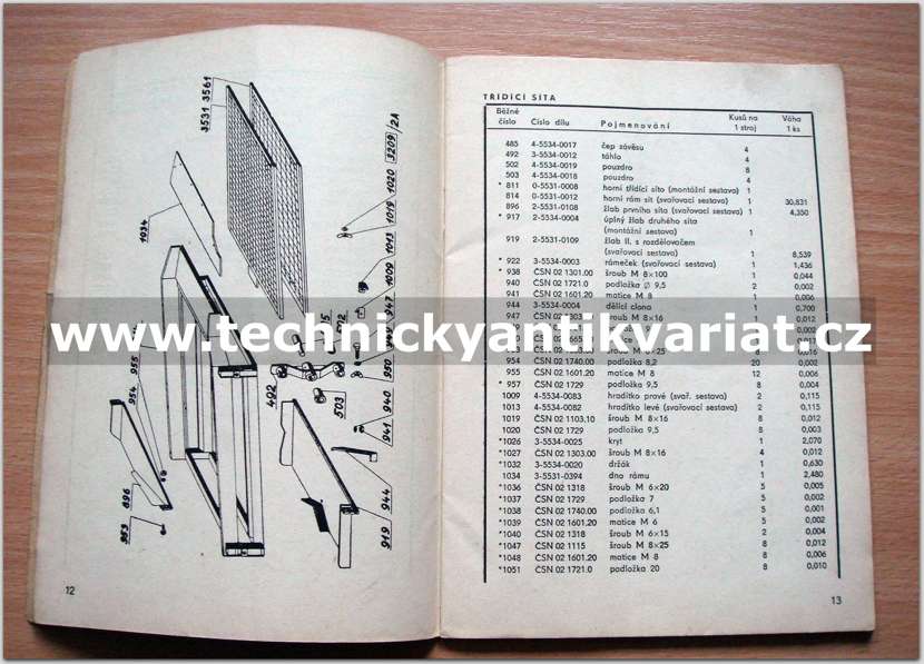 třídič brambor TB 80 2A