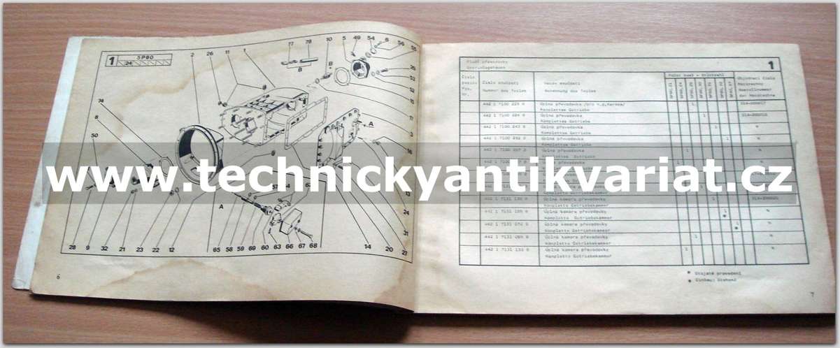Praga Převodovky - 5p80.21, 24, 29, 30, 31, 32, 37