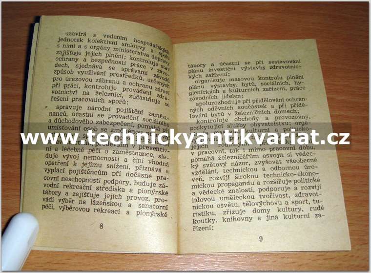 Stanovy odborového svazu zaměstnanců železnic