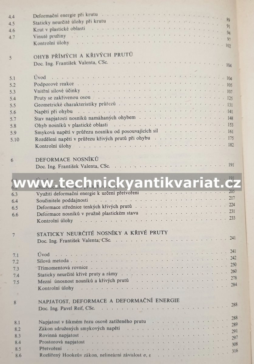 Pružnost a pevnost I Hájek, Reif, Valenta (1988)