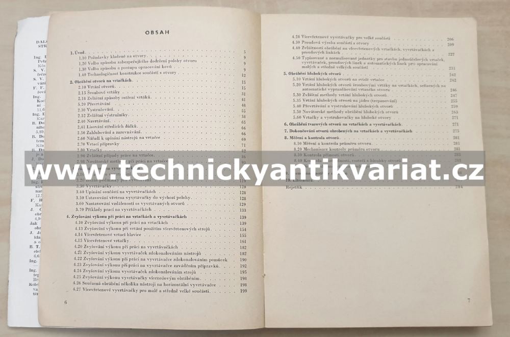 Vrtání kovů - Antonín Václavovič (1954)