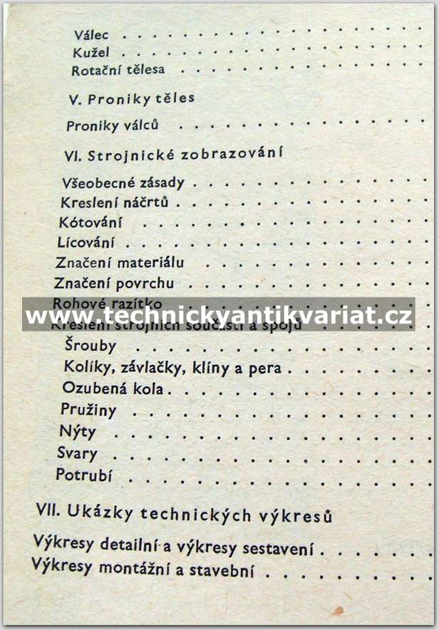 Kurs 90 Technické kreslení, strojnictví I.