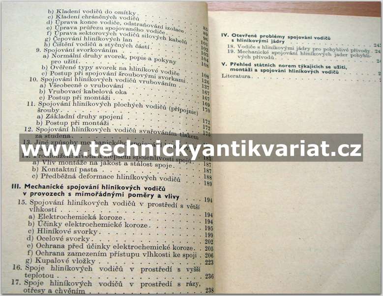 montáž a mechanické spojování hliníkovývc vodičů