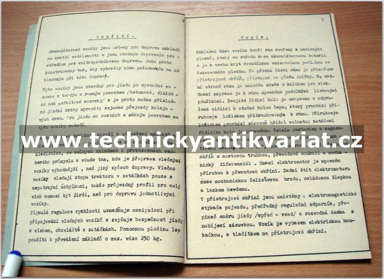 Desta AT 1521 akumulátorový vozík