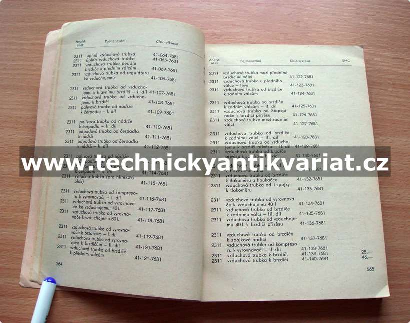 Škoda ceník náhradních dílů