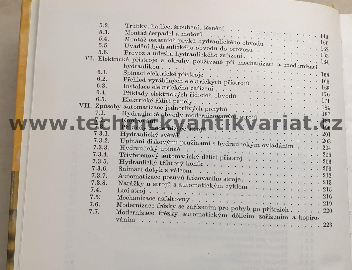 Mechanizace hydraulikou - Mach, Holec (1964)