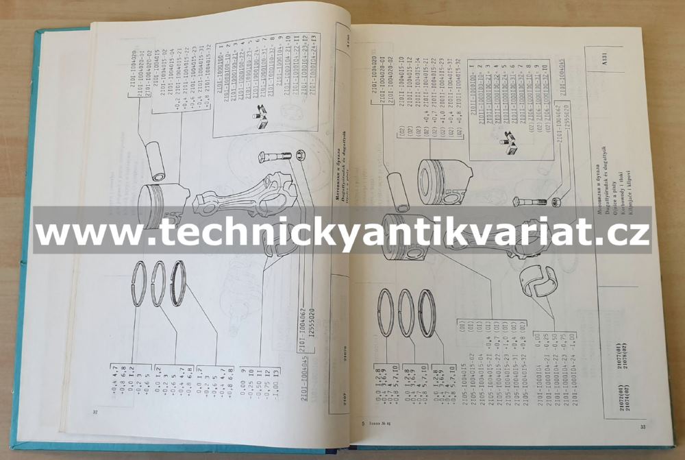 VAZ 2107 - katalog náhradních dílů (1991)