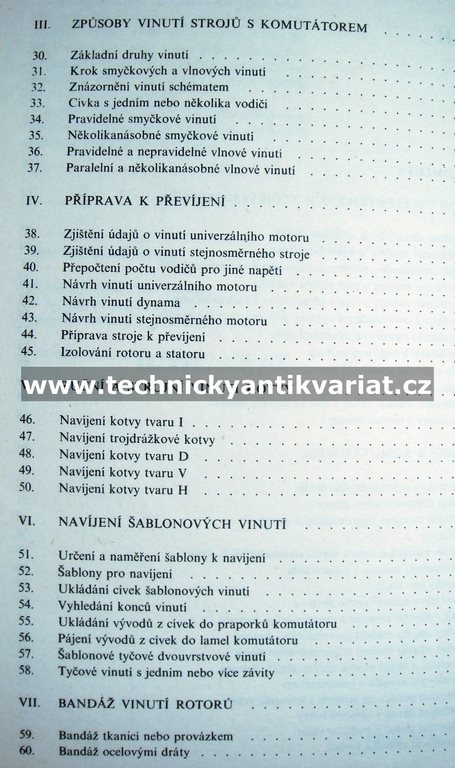 Navíjení a převíjení malých elektrických strojů točivých - Knotek (1990)
