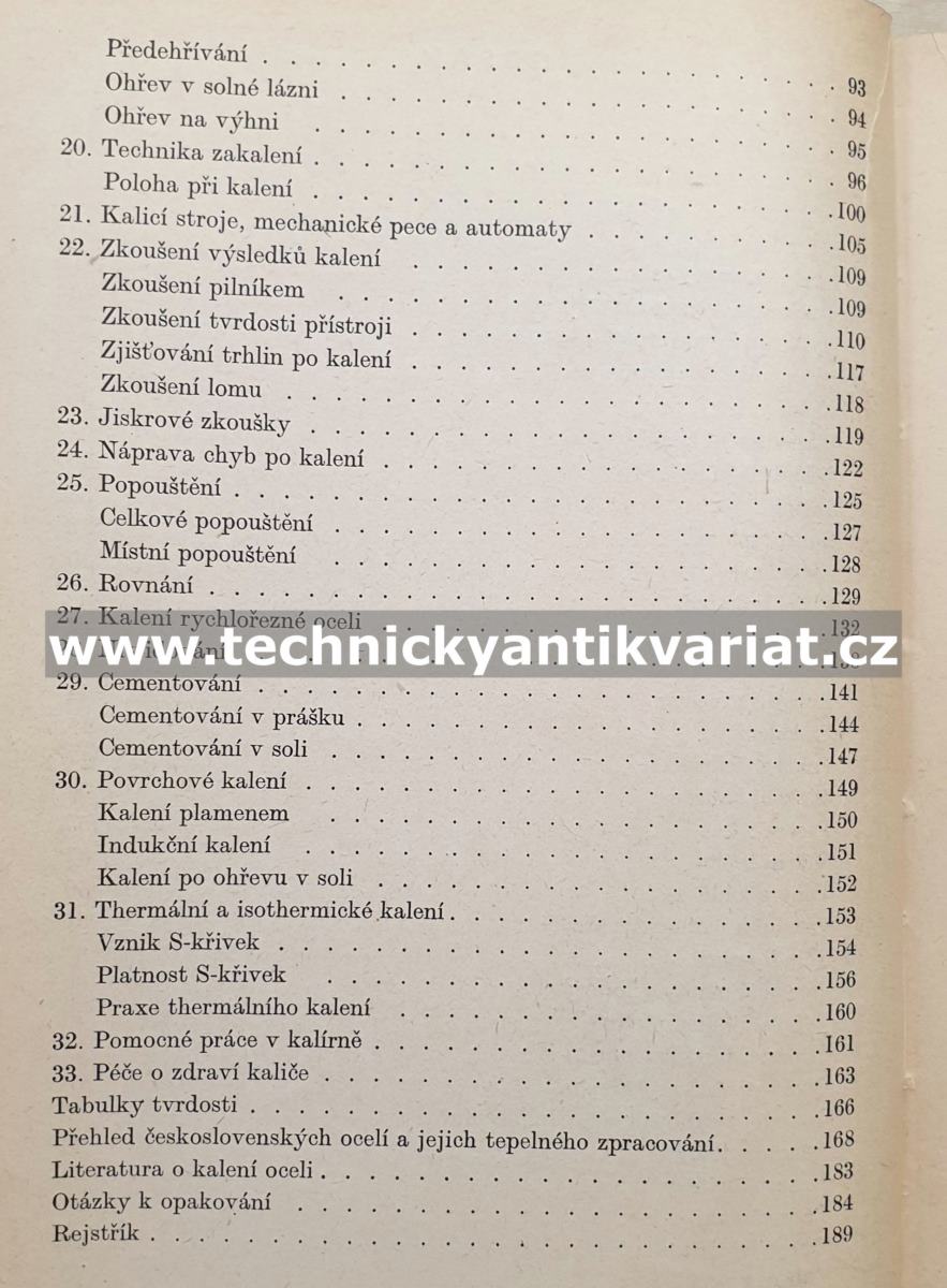 Kalení oceli - Jan Korecký (1951)