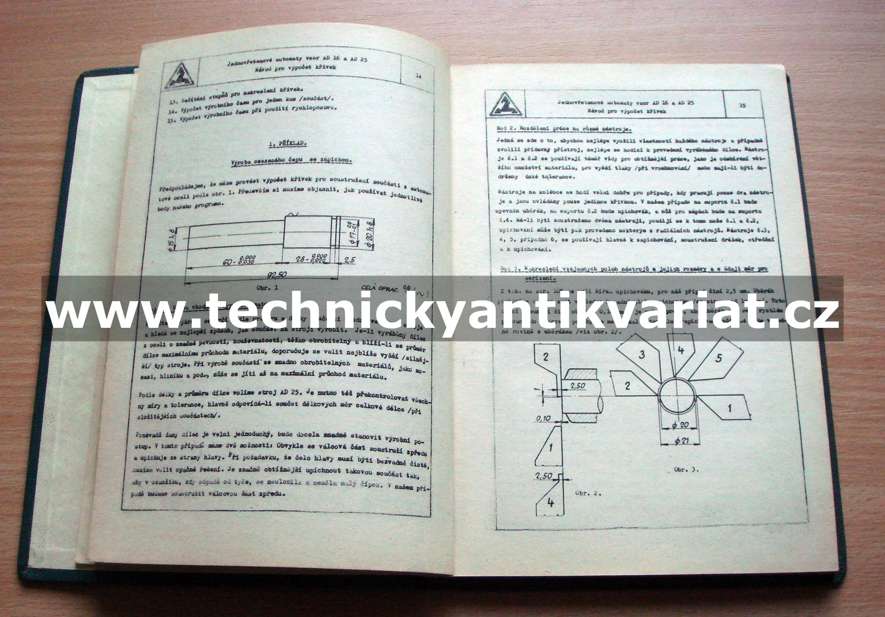 jednovřetenové automaty AD16,AD25