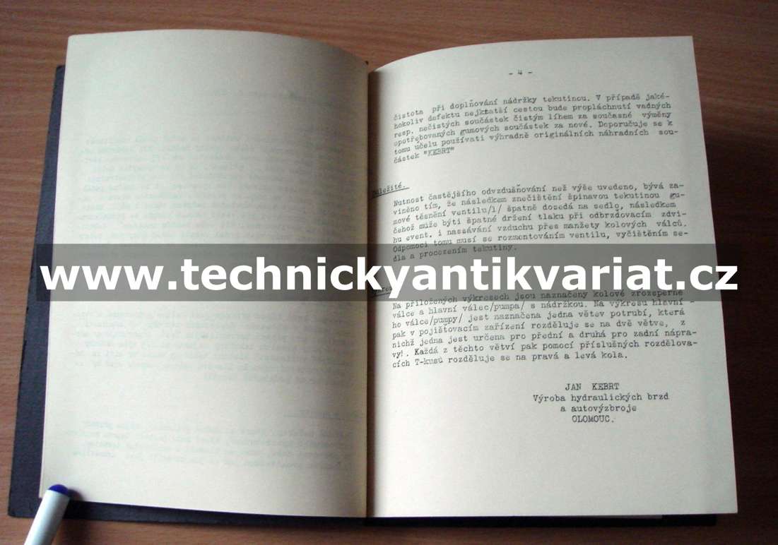 Hydraulická brzda Kebrt