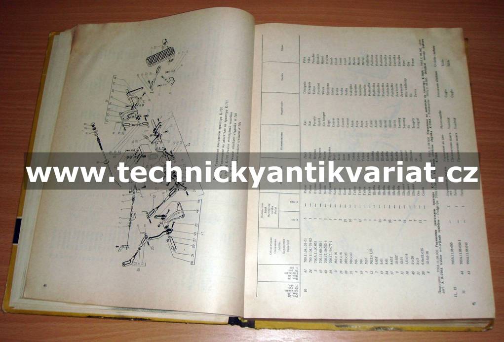 Traktor K700A, K701 Kirovec