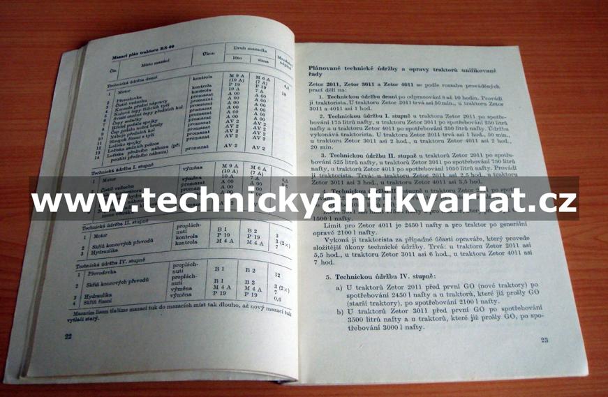 Technické údržby a ošetřování traktorů