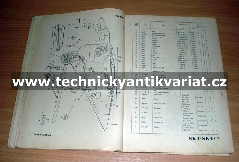 Samohybné sklízecí mlátičky SK3, SK4