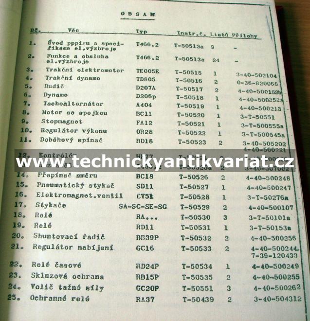 T466.2 Elektrická výzbroj