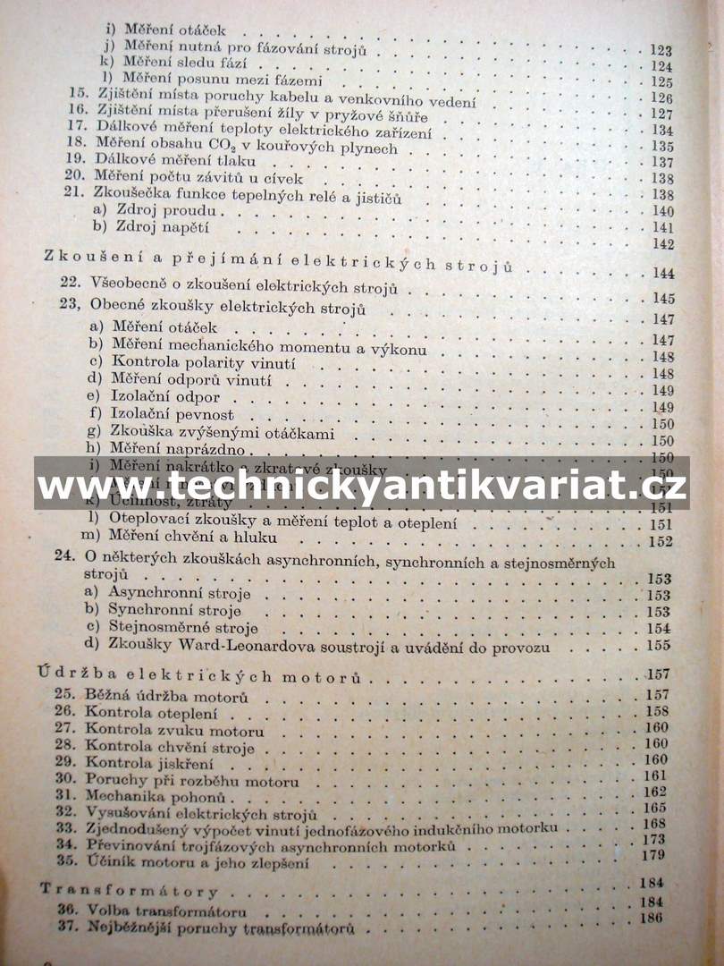 Údržba elektrických zařízení - Soukup, Hrubeš, Zeman, Ručný (1961)