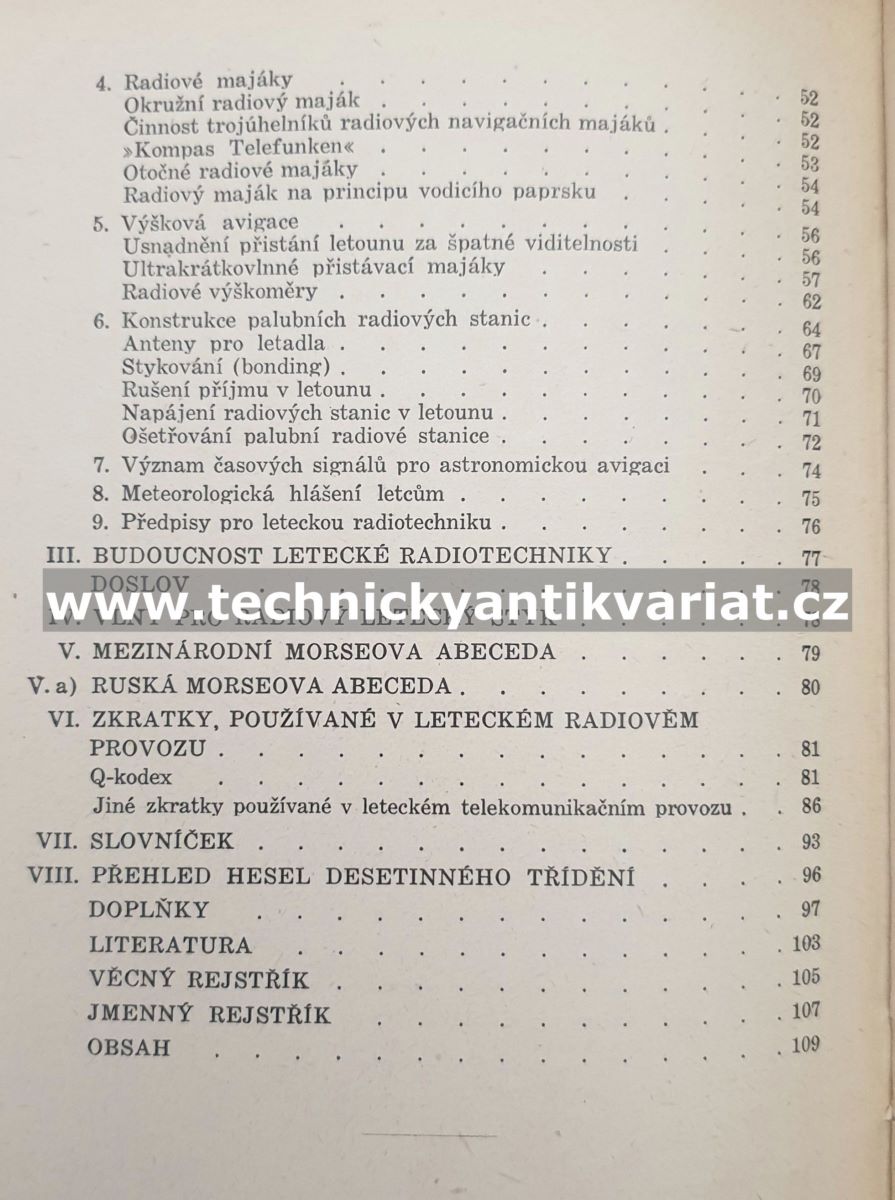 Letecká radiotechnika - Miroslav Joachin (1945)