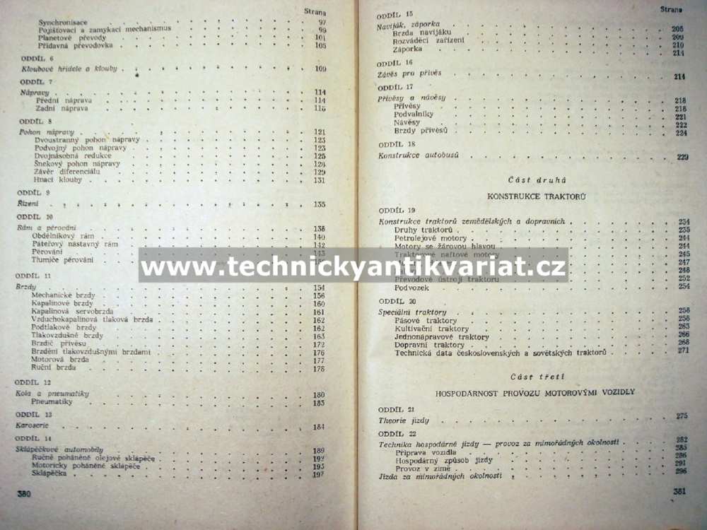 Učebnice řidiče III. a II. třídy a řidiče traktoristovy (1955)