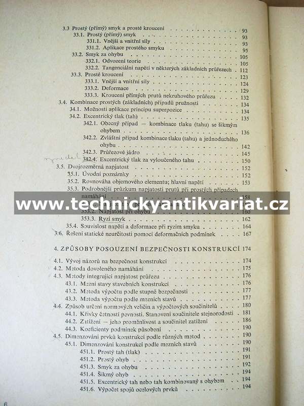 Pružnost a pevnost ve stavitelství I. Technická nauka o pružnosti a pevnosti - Servík (1965)