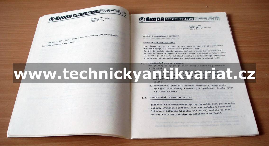 Škoda Service bulletin 2.1983