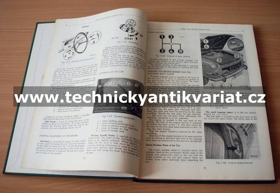Škoda 1000MB - dílenská příručka (1964)