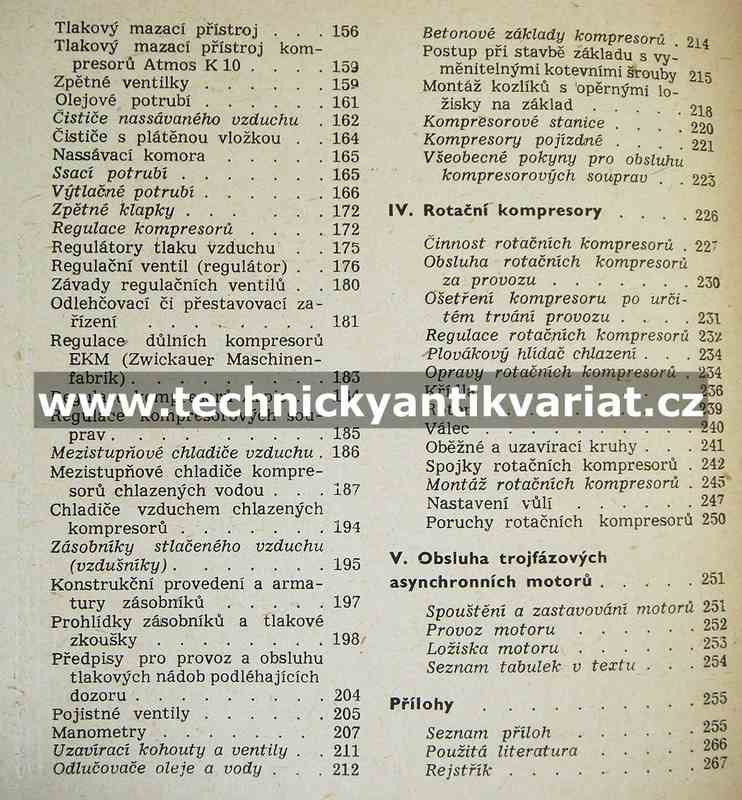 Obsluha, údržba a opravy kompresorů - Václav Novotný (1957)