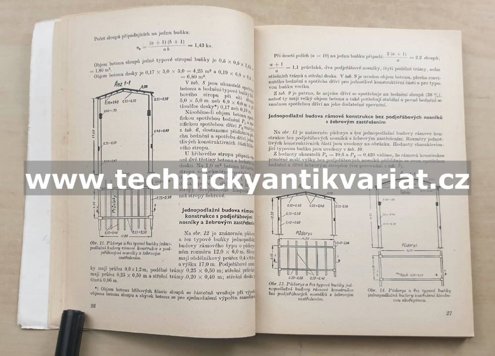 Bednění železobetonových průmyslových staveb - V.M. Useko (1954)