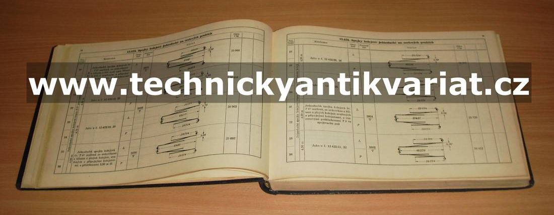 Výkresy materiálu pro železniční svršek
