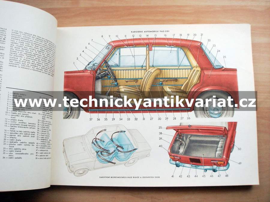 Osobní automobily VAZ - konstrukce a technické ošetřování